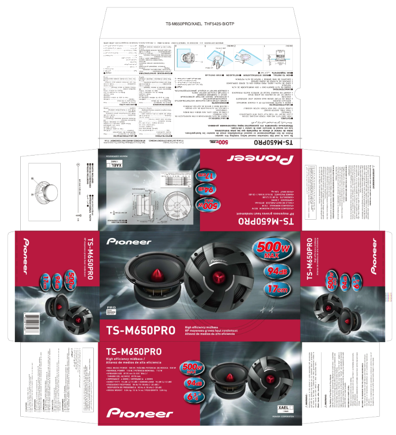 Image de la première page du manuel de l'appareil TS-M650PRO
