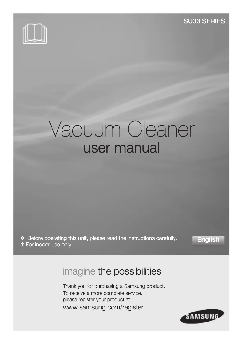 Page 1 de la notice Manuel utilisateur Samsung SU3358