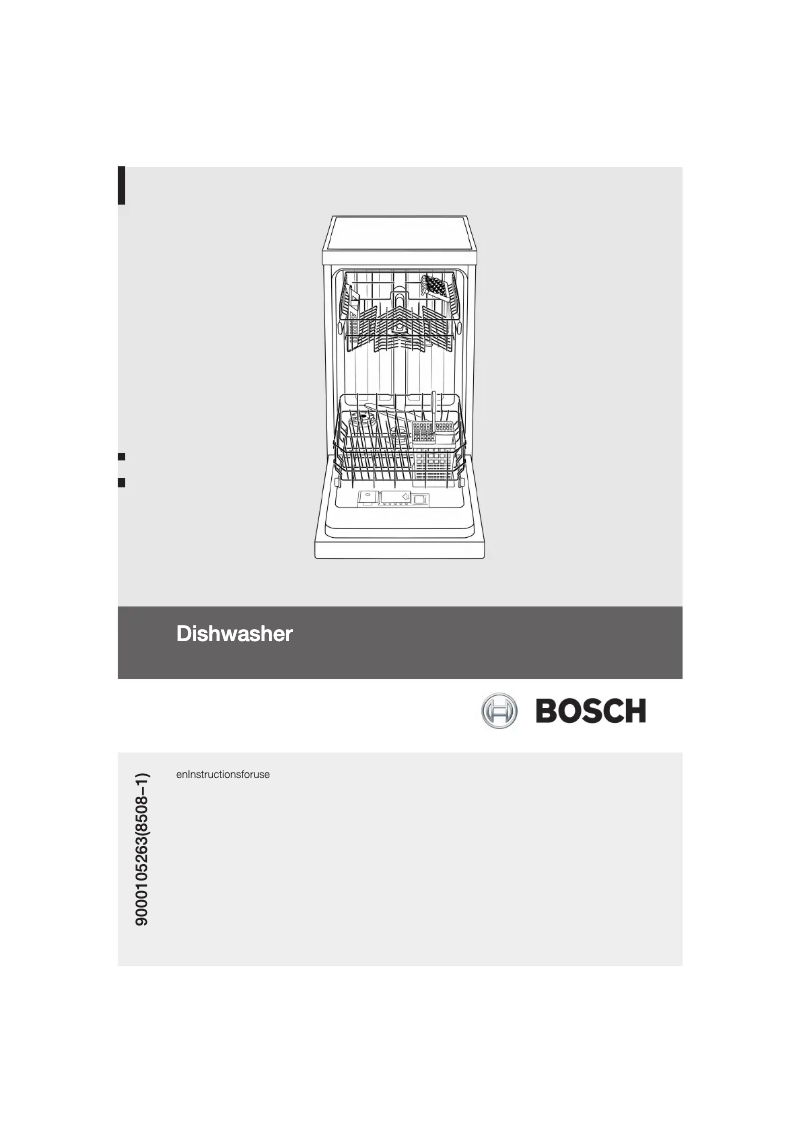 Page n°1 - Manuel utilisateur Bosch SRS53E12EU