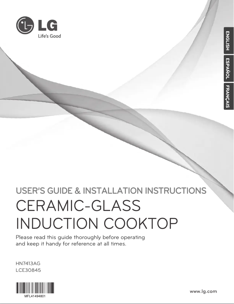 Página 1 del manual Manual de usuario LG LCE30845