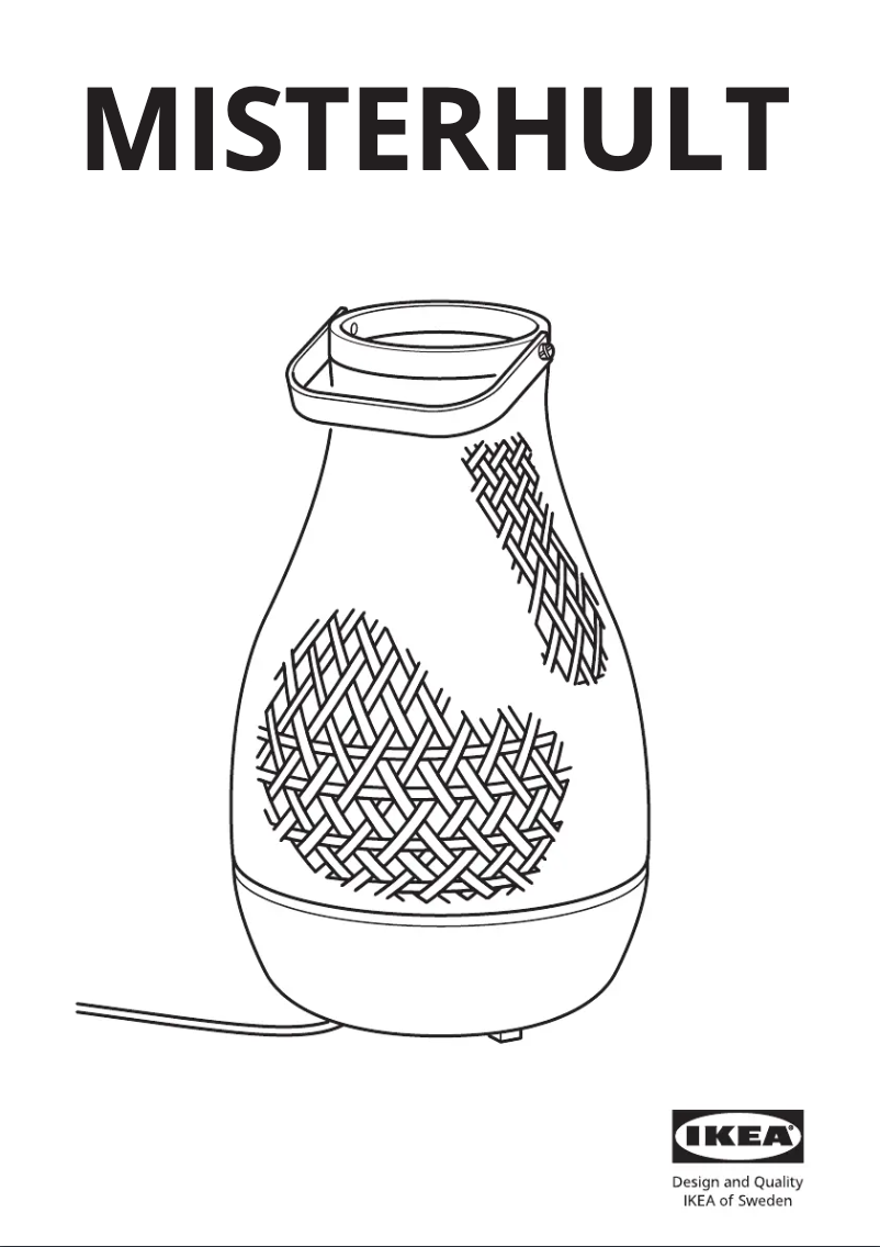 Image de la première page du manuel de l'appareil MISTERHULT 504.376.31