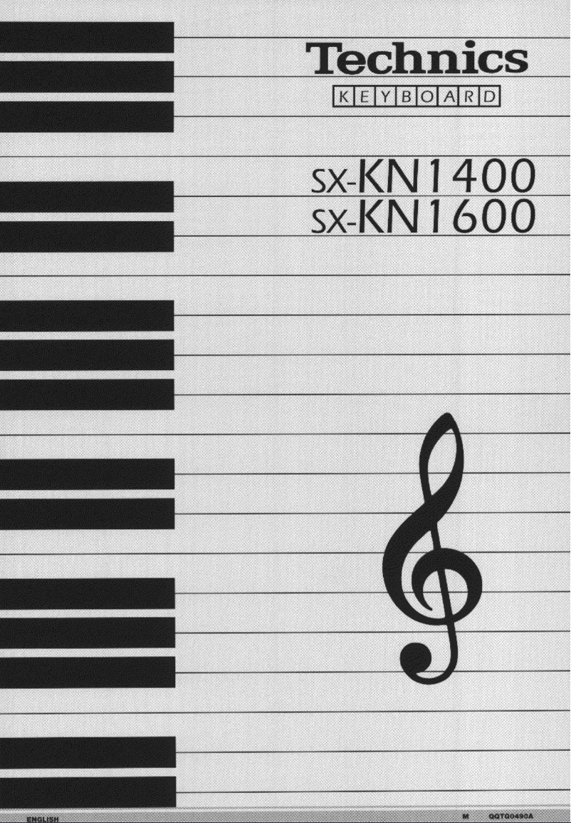 Página 1 del manual Manual de usuario Technics SX-KN1400