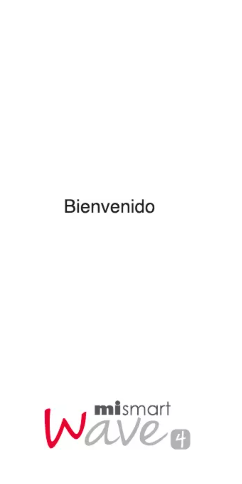 Image de la première page du manuel de l'appareil Mismart Wave 4