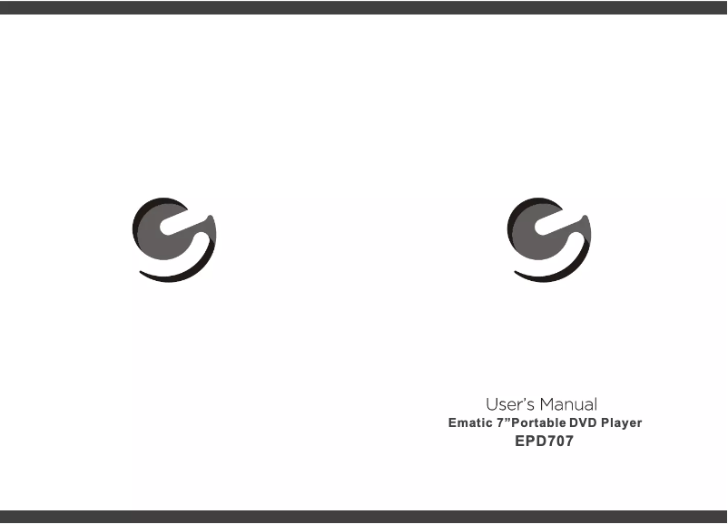 Image de la première page du manuel de l'appareil EPD707