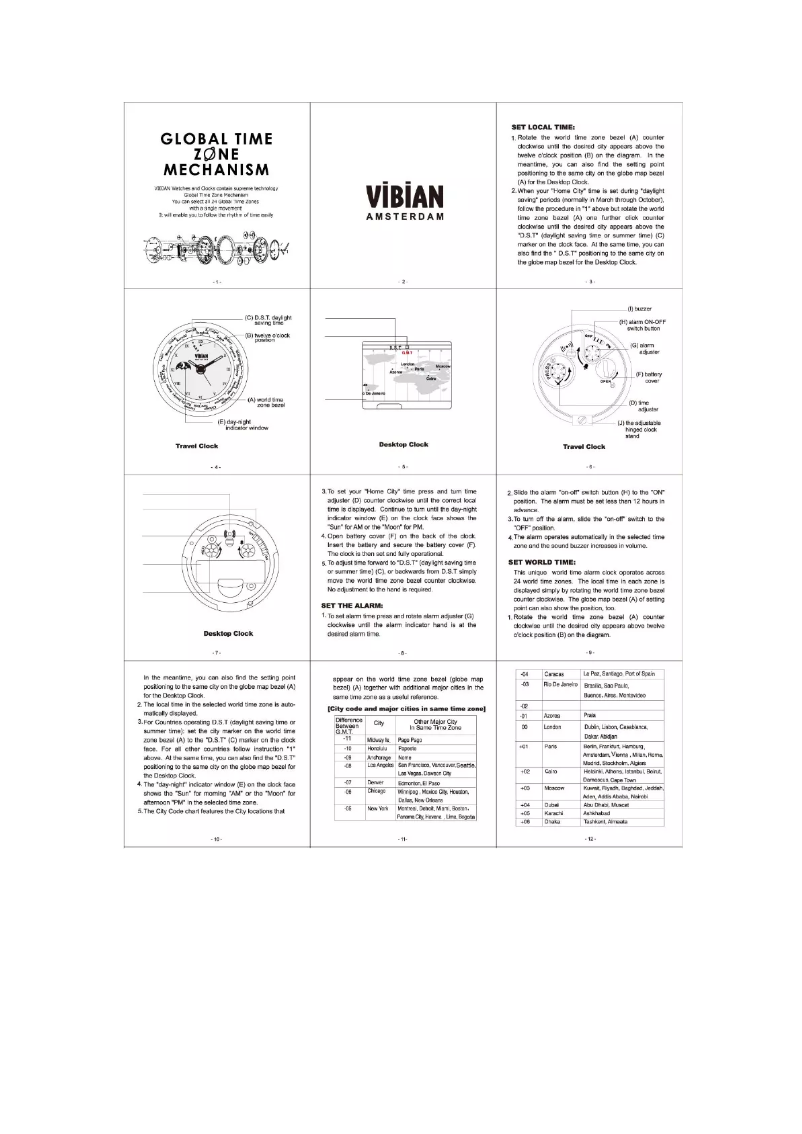 Page n°1 - Manuel utilisateur VIBIAN Xador-3A
