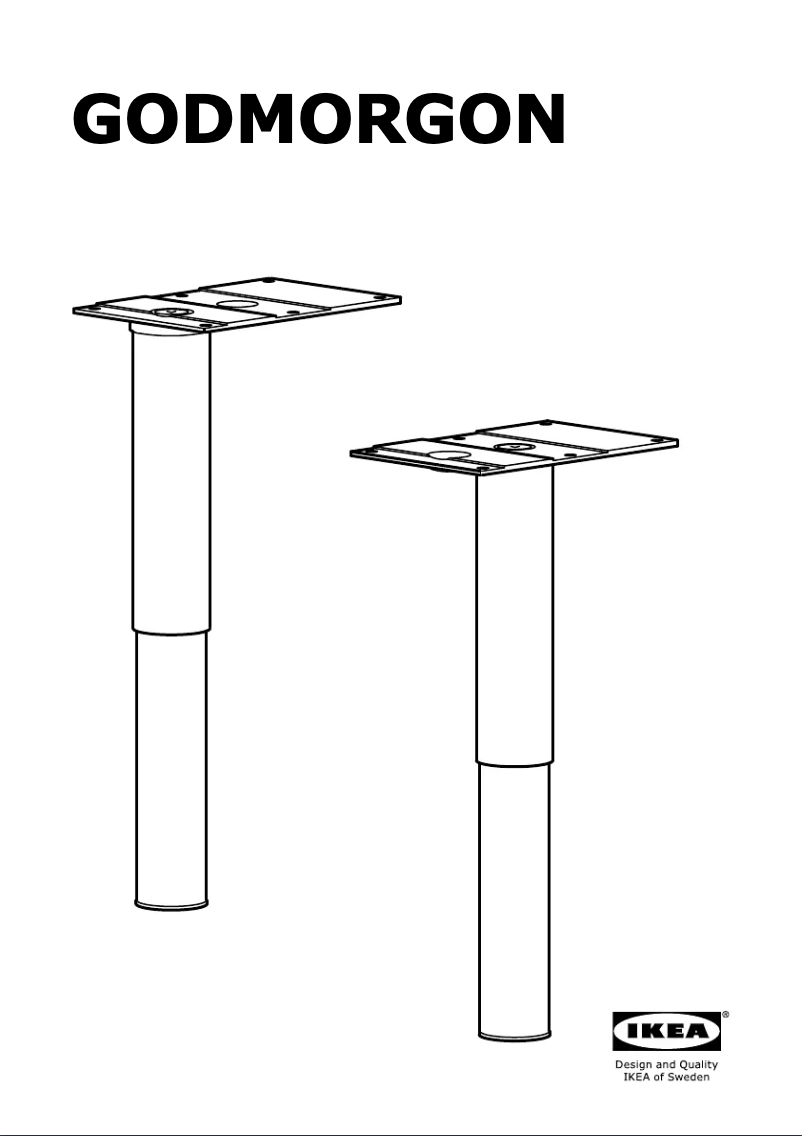 Image de la première page du manuel de l'appareil GODMORGON 303.498.38