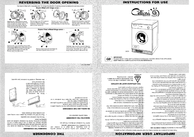 Página 1 del manual Manual de usuario Cellini CD7N