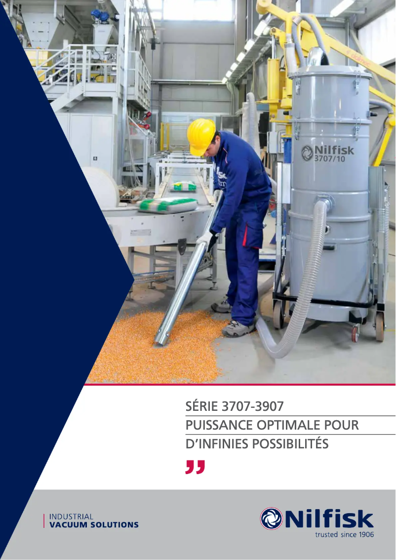 Page 1 de la notice Brochure Nilfisk 3907