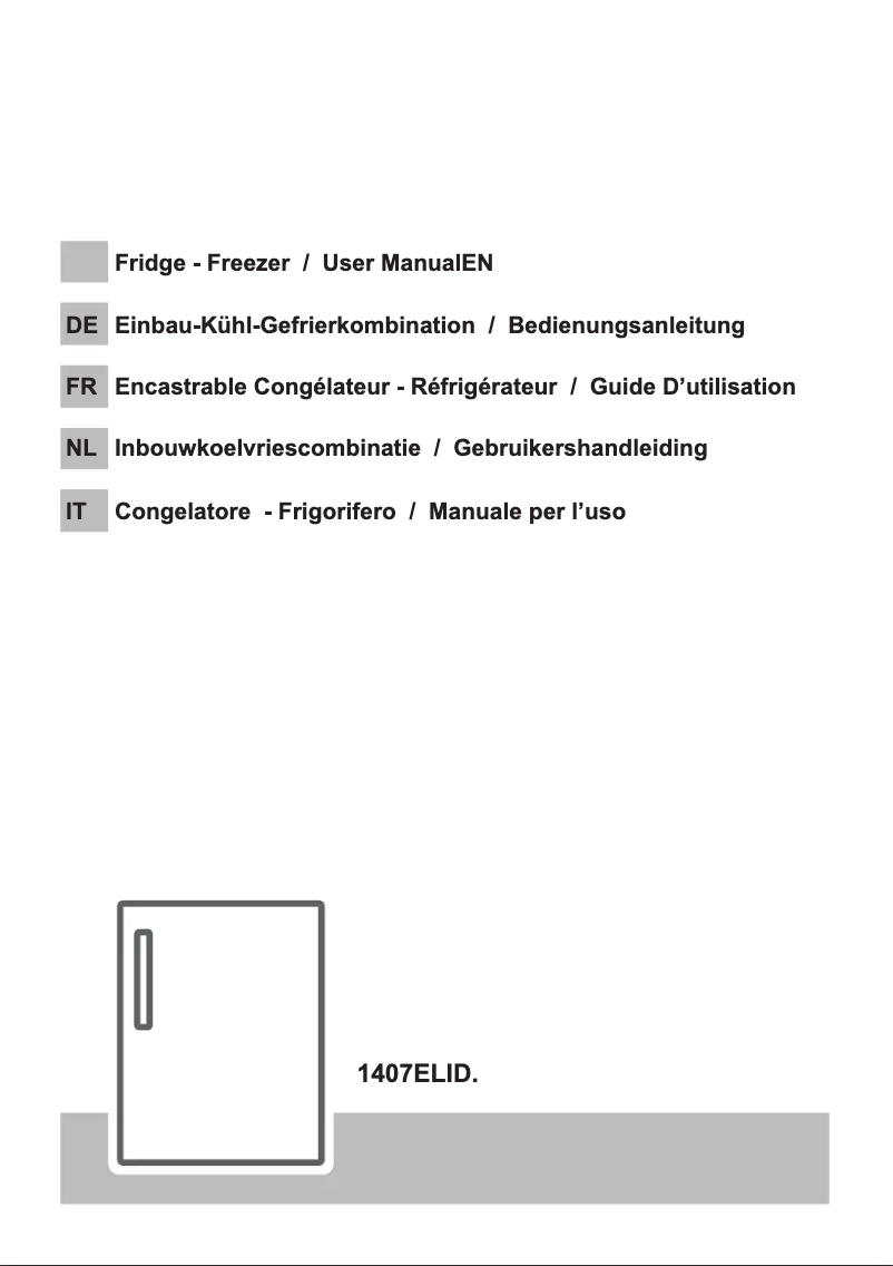 Page 1 de la notice Manuel utilisateur Bauknecht KSI 9GS2E