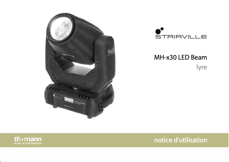 Página 1 del manual Manual de usuario Stairville MH-x30 LED Beam