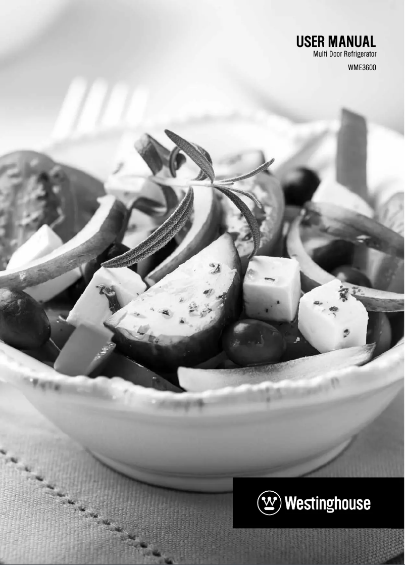 Image de la première page du manuel de l'appareil WME3600SF