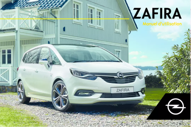 Page 1 de la notice Manuel utilisateur Opel Zafira (2018)
