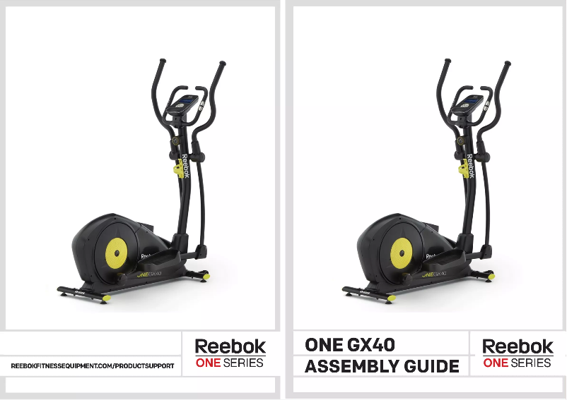 Page 1 de la notice Manuel utilisateur Reebok One GX40