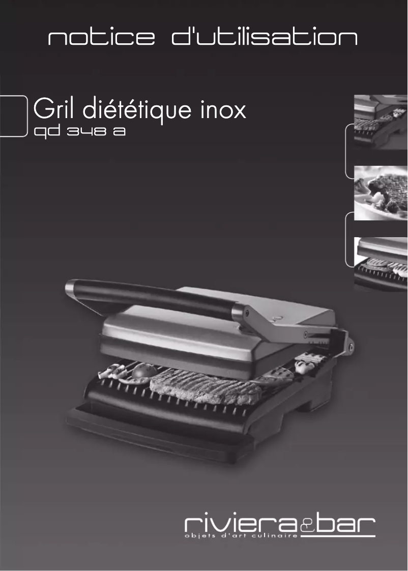 Image de la première page du manuel de l'appareil QD348A