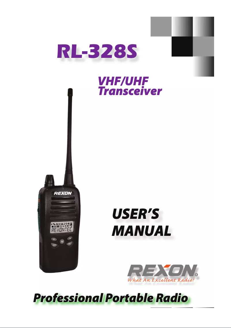 Page n°1 - Manuel utilisateur Rexon RL-328S