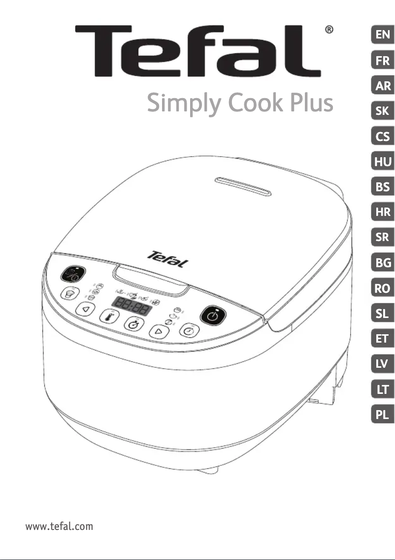 Page n°1 - Manuel utilisateur Tefal Simply Cook Plus RK6221