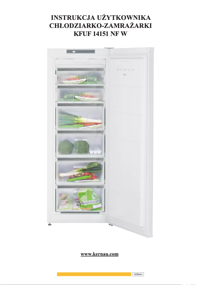 Page 1 de la notice Manuel utilisateur Kernau KFUF 14151 NF W