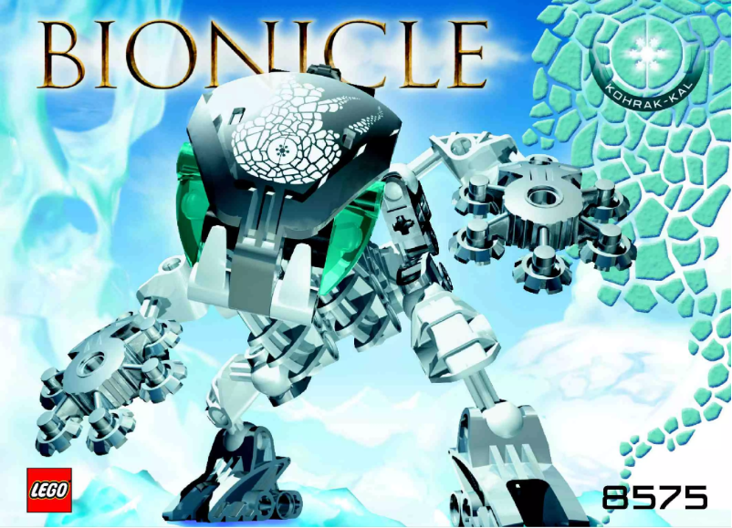 Image de la première page du manuel de l'appareil Bionicle 8575