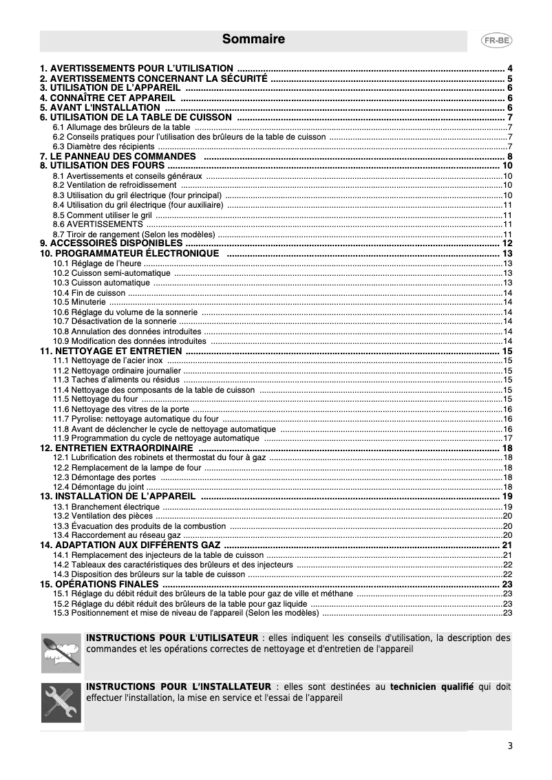 Image de la première page du manuel de l'appareil SCB92MPX5