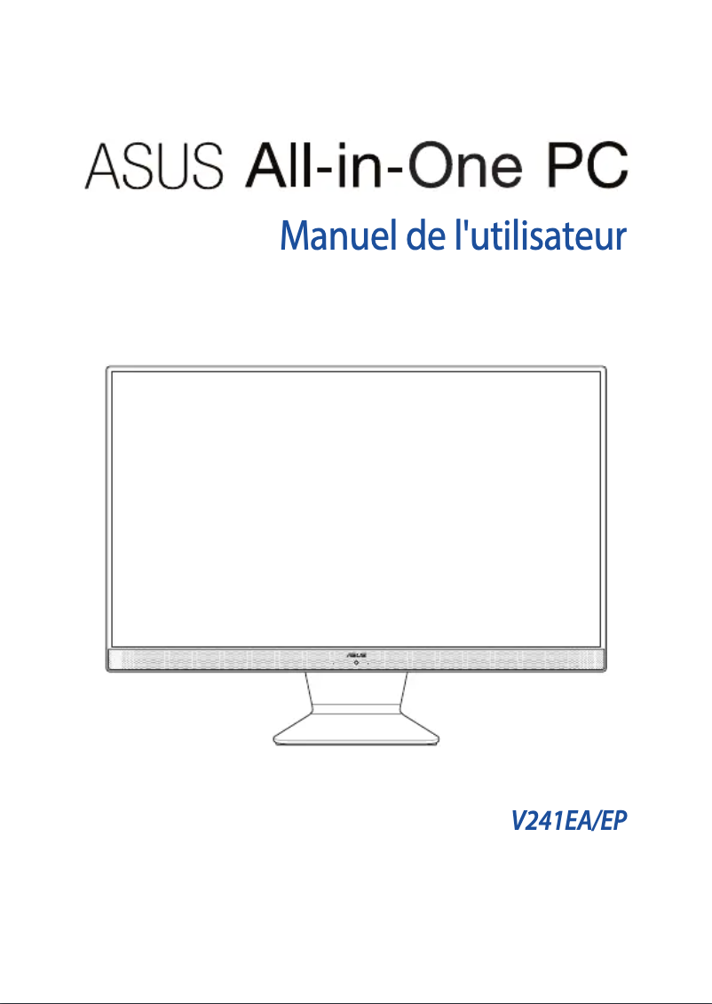 Page 1 de la notice Manuel utilisateur Asus AIO V241EA