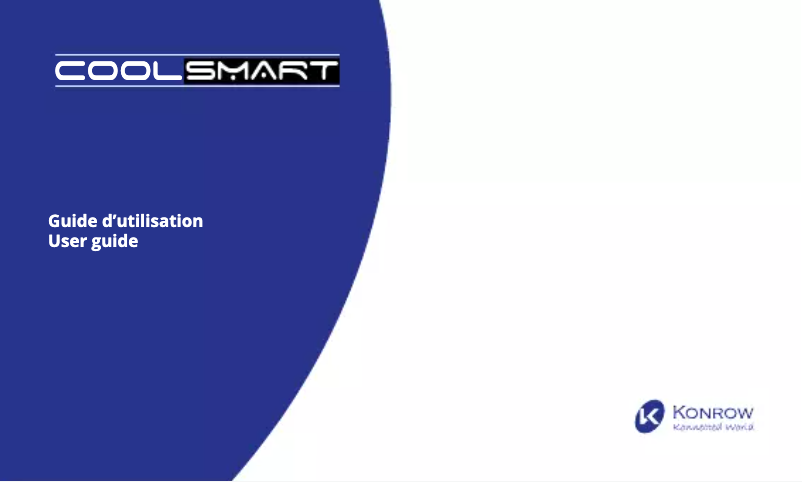 Page n°1 - Manuel utilisateur Konrow Cool Smart