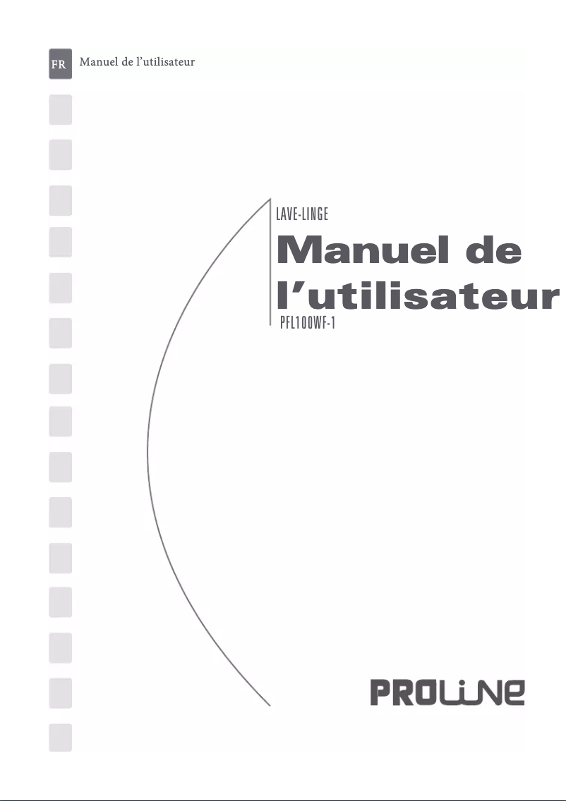 Image de la première page du manuel de l'appareil PFL 100 WF-1