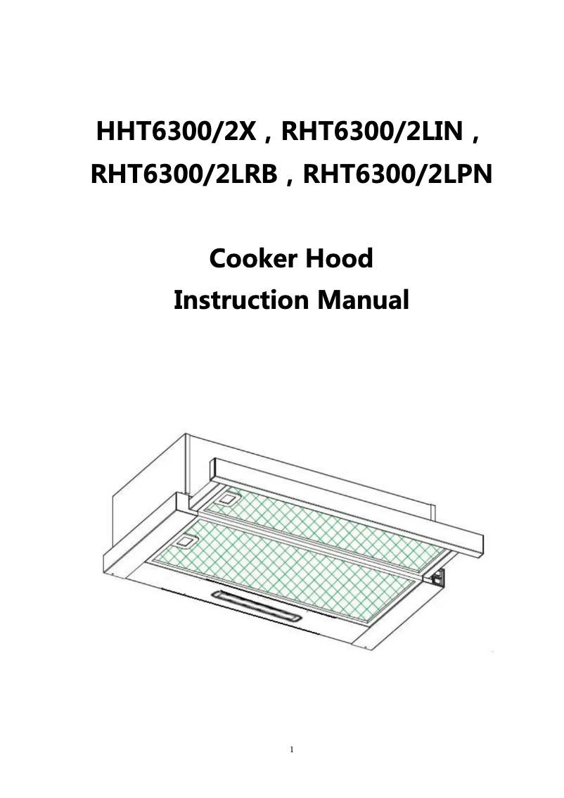 Page n°1 - Manuel utilisateur Rosieres RHT 6300/2 LRB