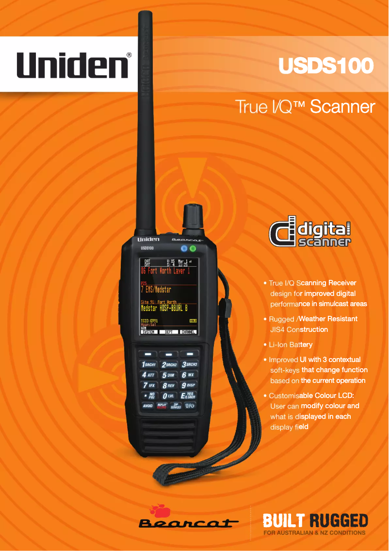 Page n°1 - Brochure Uniden USDS100