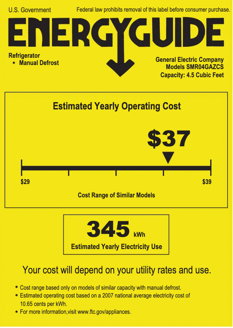 Image de la première page du manuel de l'appareil SMR04GAZCS