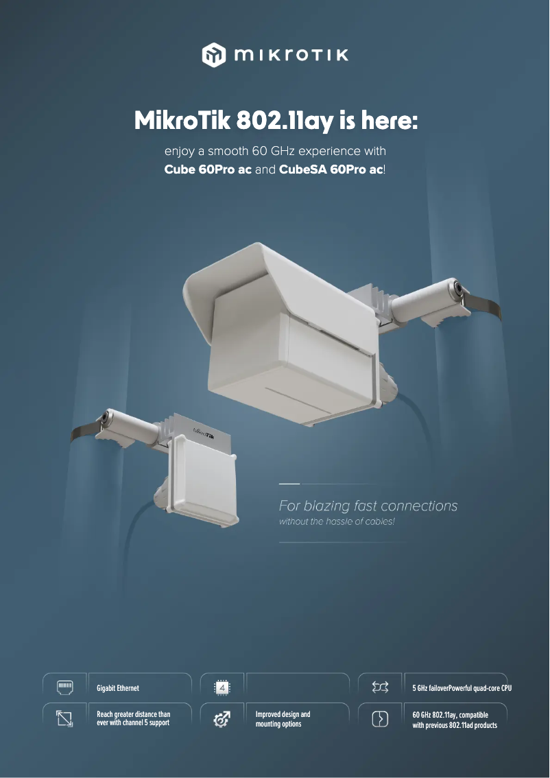 Page n°1 - Brochure Mikrotik Wireless Wire Cube Pro
