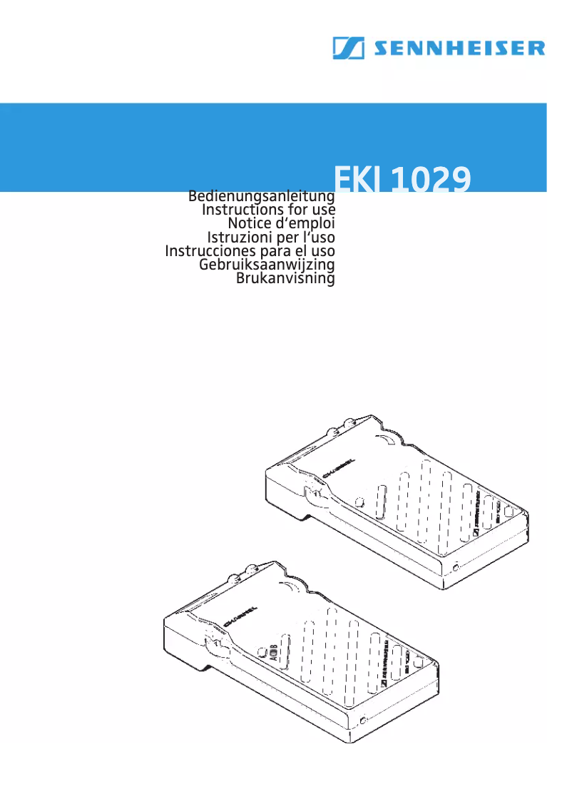 Image de la première page du manuel de l'appareil EKI 1029