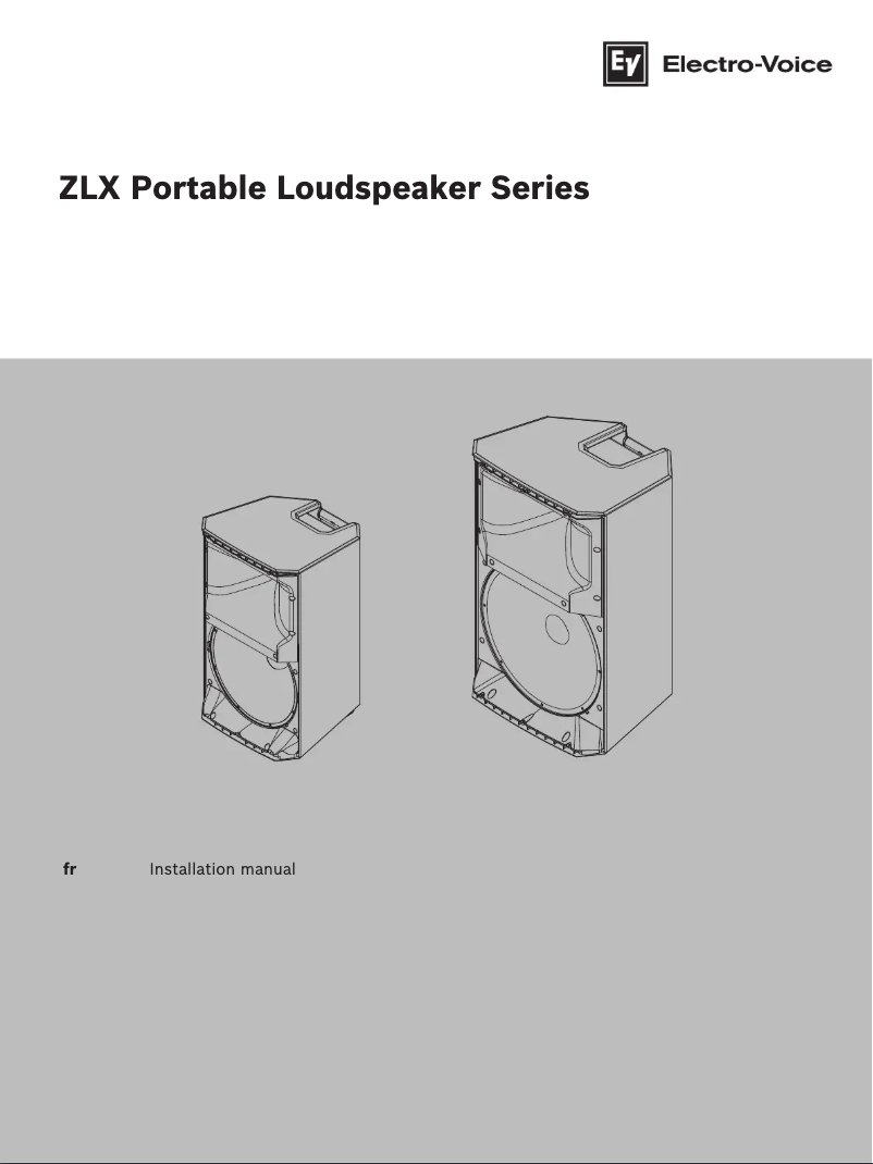 Página 1 del manual Manual de usuario Electro-Voice ZLX‑15P‑G2