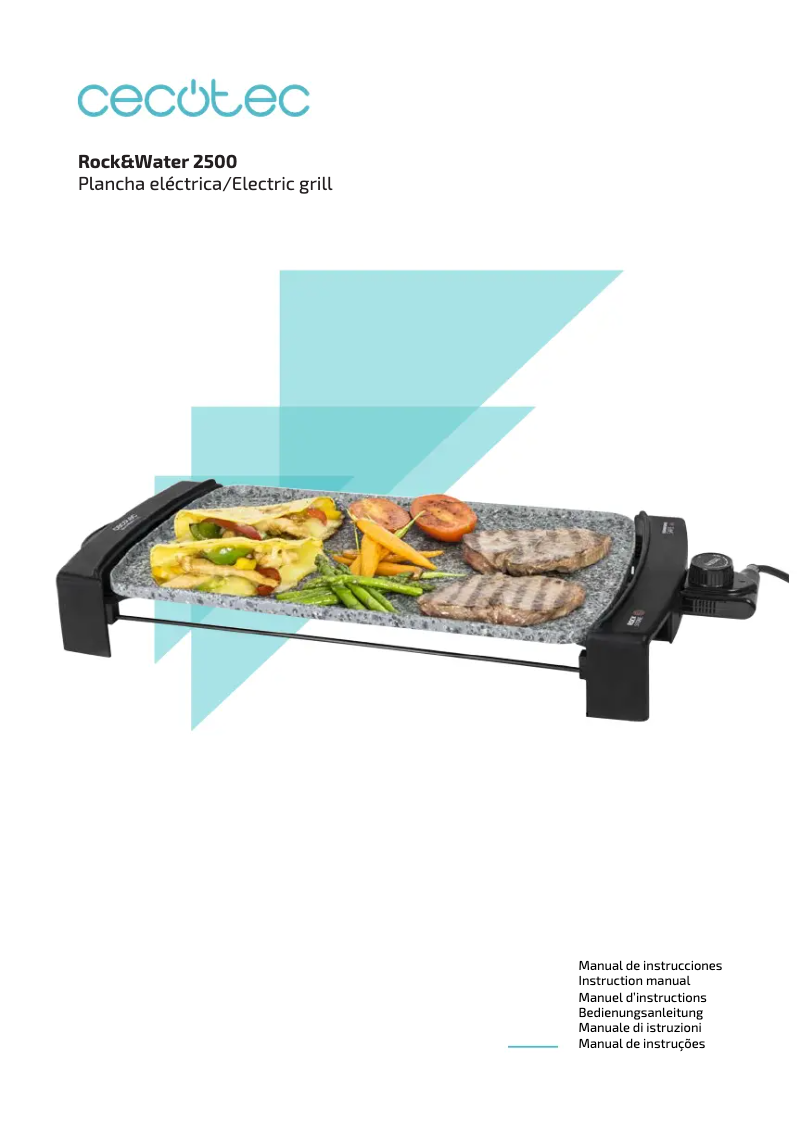 Page 1 de la notice Manuel utilisateur Cecotec Rock&Water 2500