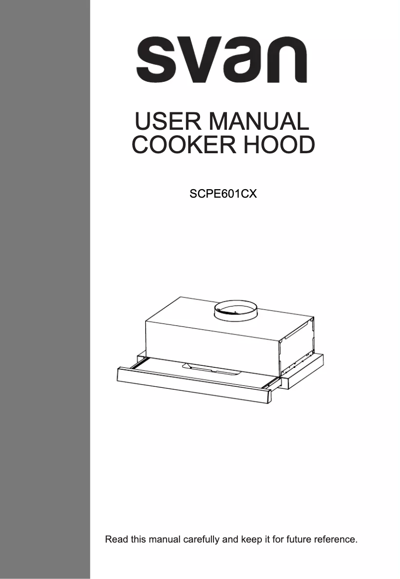 Image de la première page du manuel de l'appareil SCPE601CX