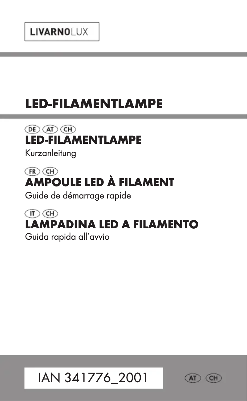 Page 1 de la notice Manuel utilisateur Livarno Lux HG06462A