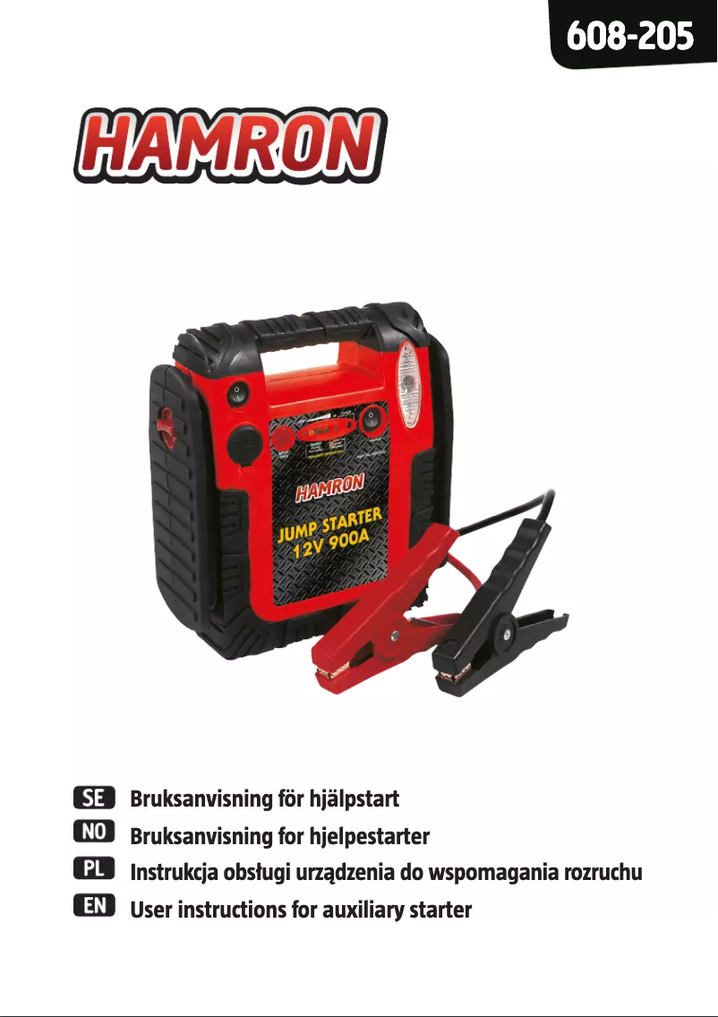 Página 1 del manual Manual de usuario Hamron 608-205