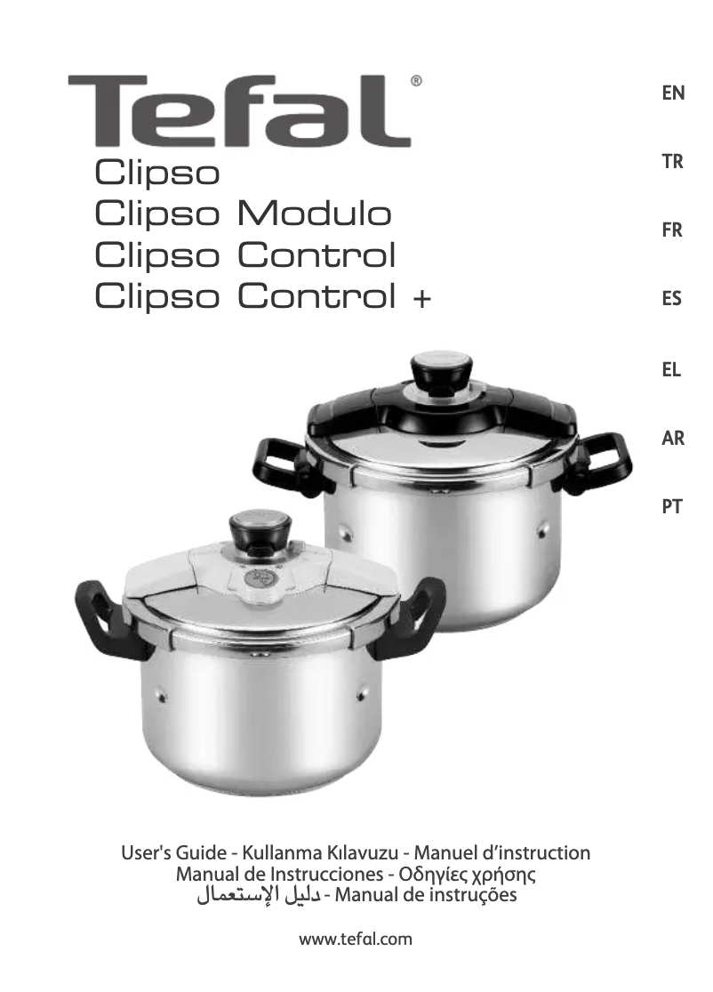 Page 1 de la notice Manuel utilisateur Tefal Clipso Control P41014