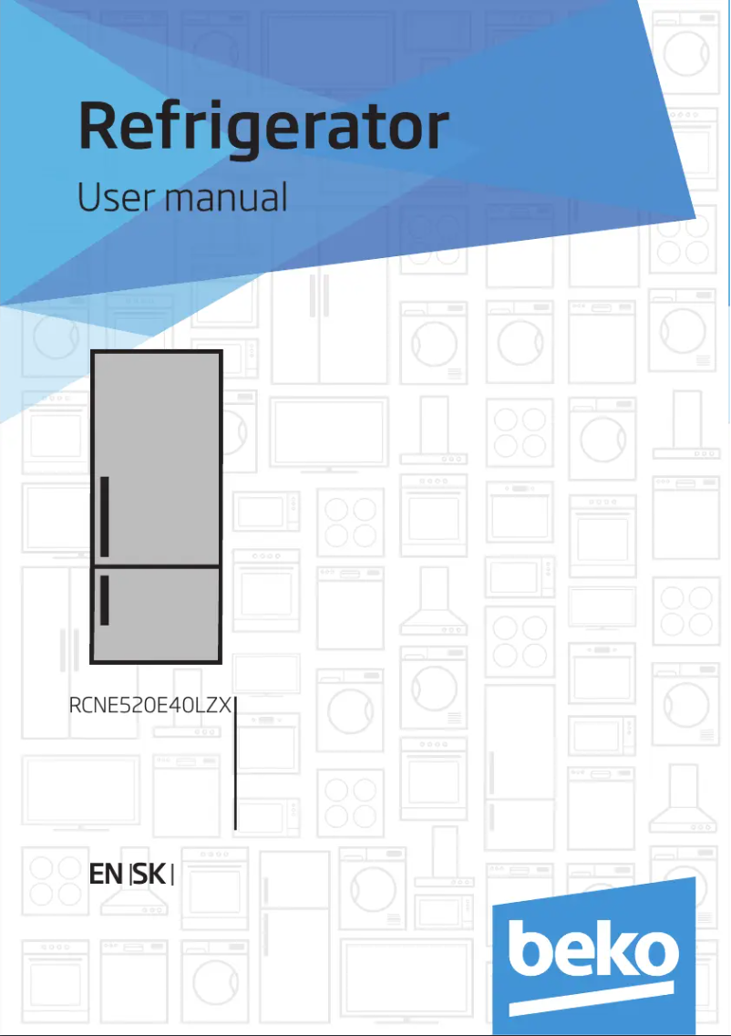 Image de la première page du manuel de l'appareil RCNE520E40LZX
