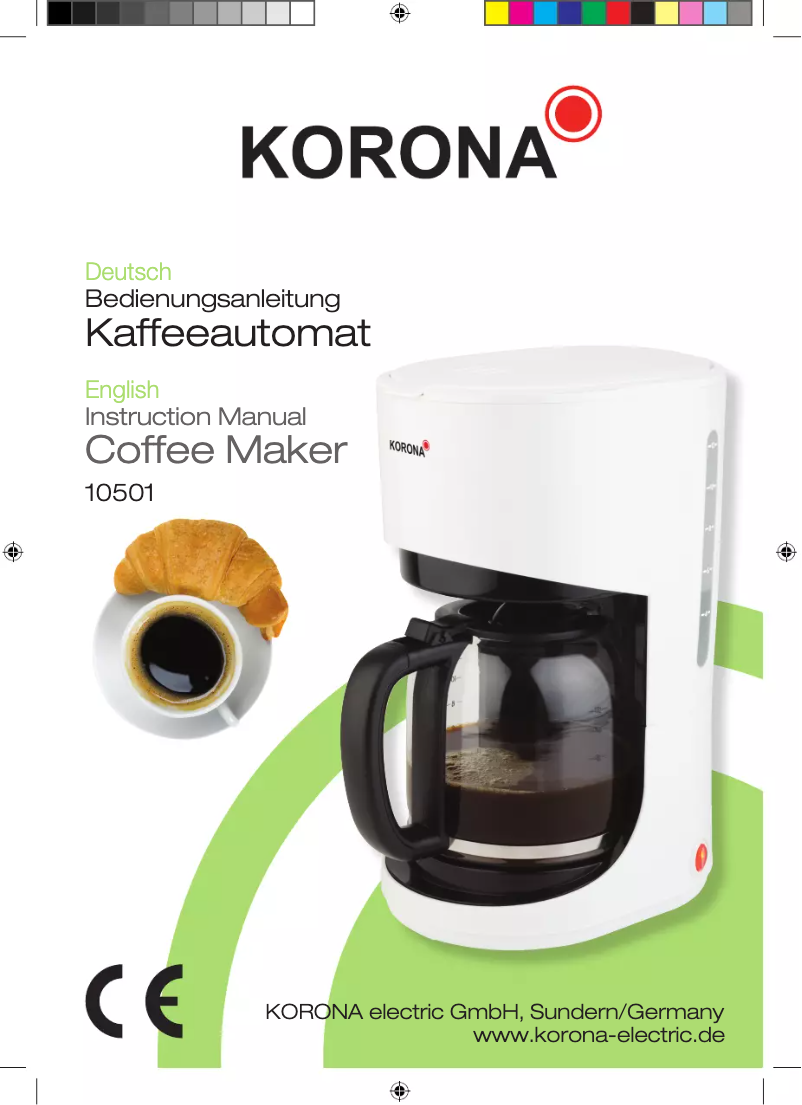 Page n°1 - Manuel utilisateur Korona 10501