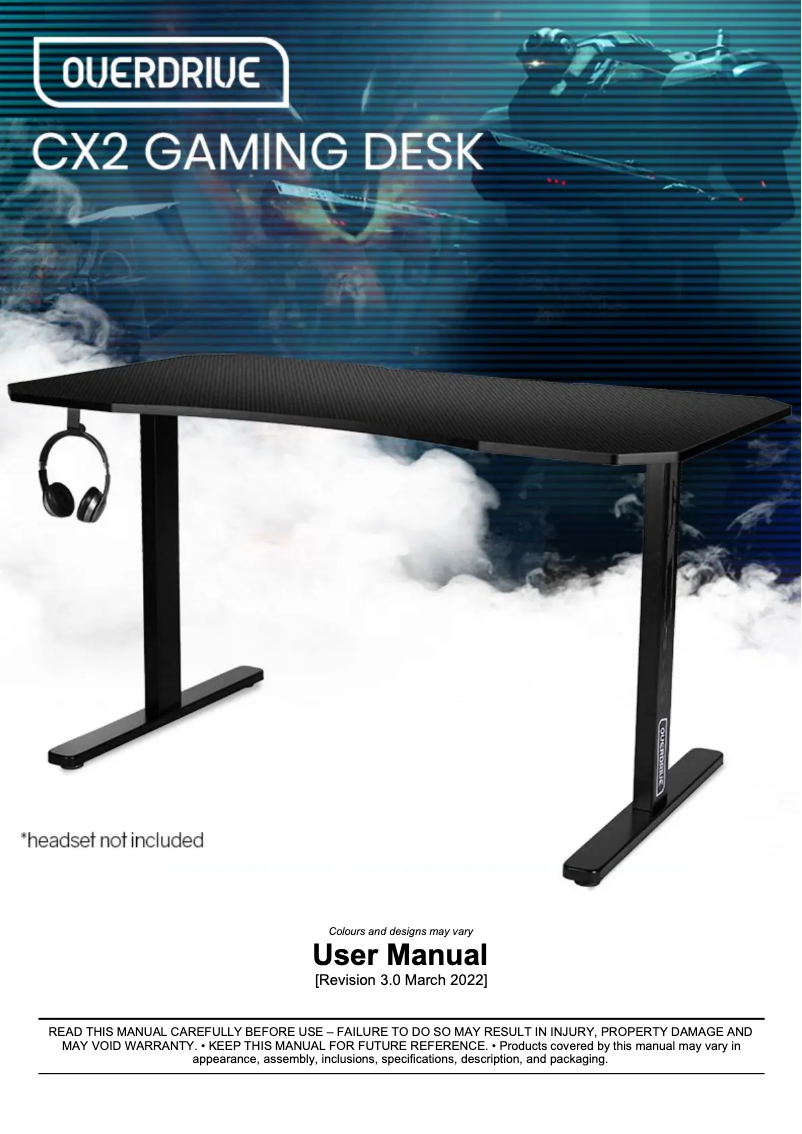 Image de la première page du manuel de l'appareil CX2 Series