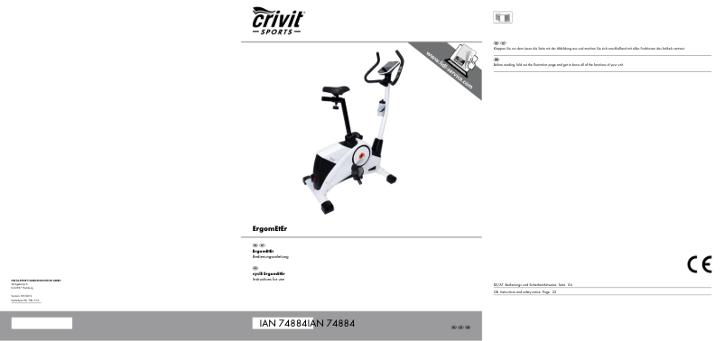 Página 1 del manual Manual de usuario Crivit ER-1512