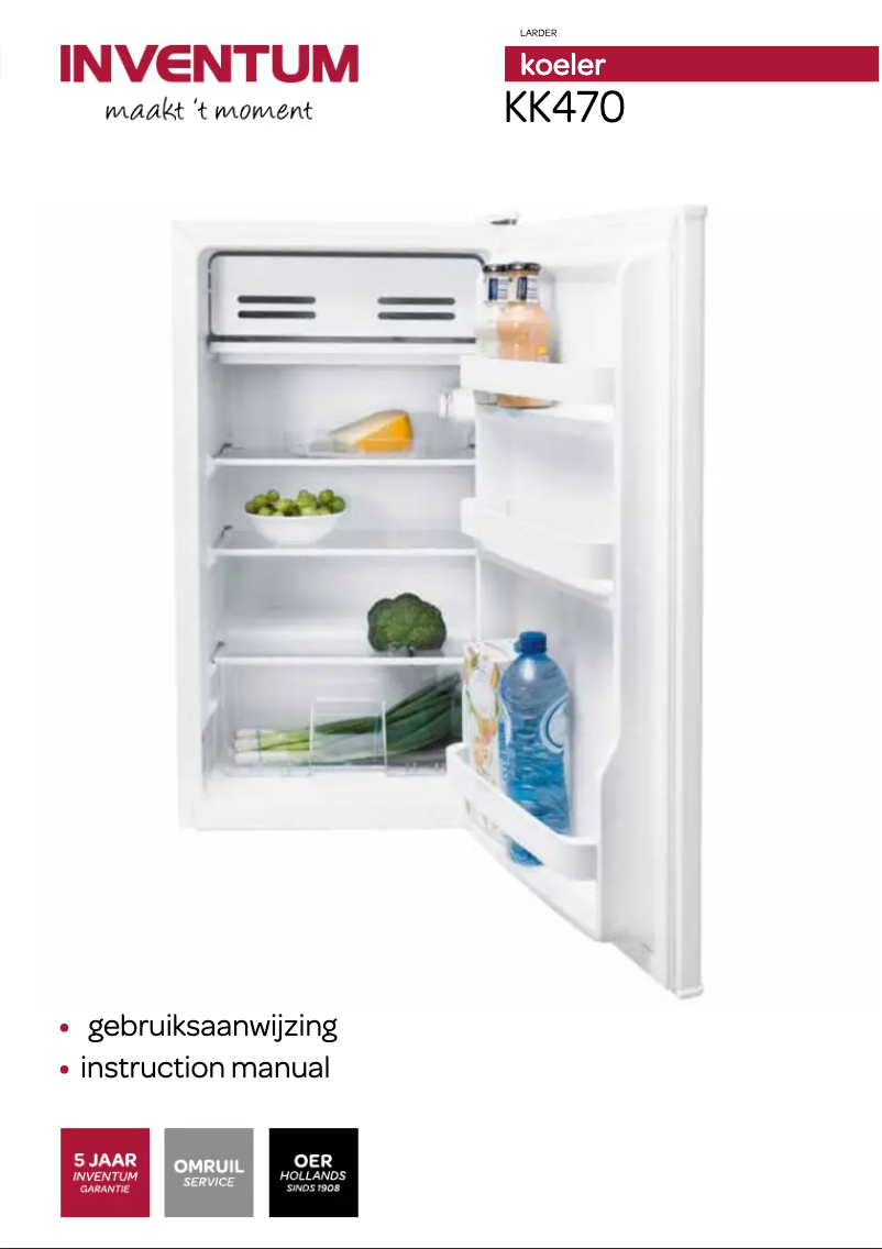 Page n°1 - Manuel utilisateur Inventum KK470