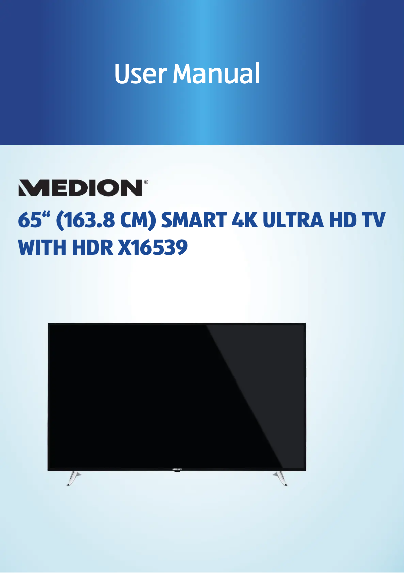 Page 1 de la notice Manuel utilisateur Medion LIFE X16539 (MD 31439)