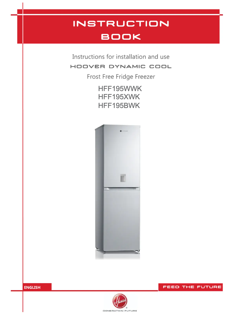 Page 1 de la notice Manuel utilisateur Hoover HFF 195 XWK