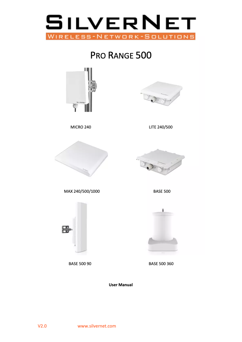 Image de la première page du manuel de l'appareil Base 500