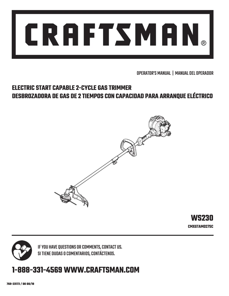 Page 1 de la notice Manuel utilisateur Craftsman CMXGTAMD27SC