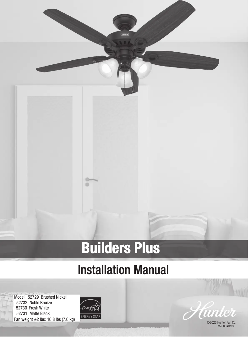Page n°1 - Guide d'installation Hunter Builder