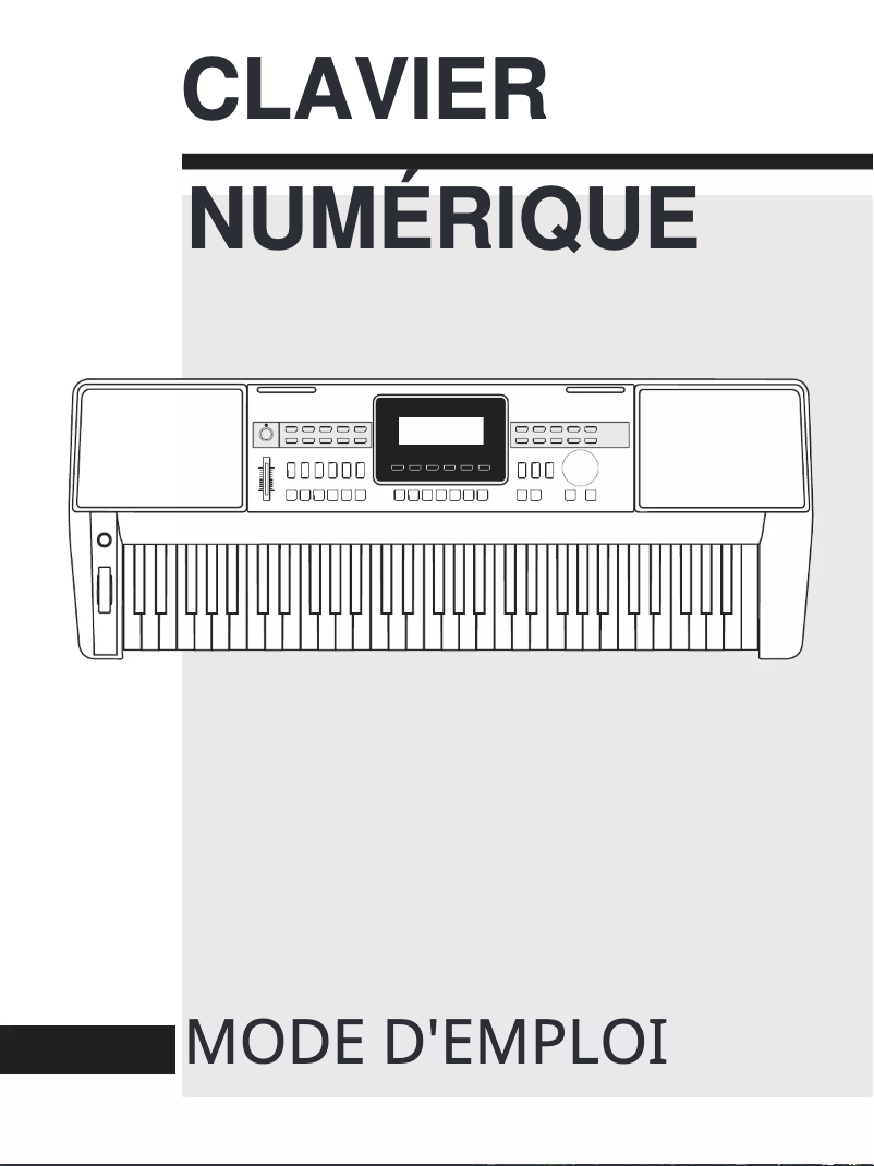 Page 1 de la notice Manuel utilisateur Medeli A300W