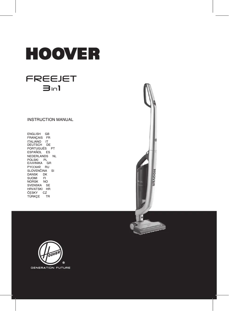 Image de la première page du manuel de l'appareil FreeJet FJ192TG2 011