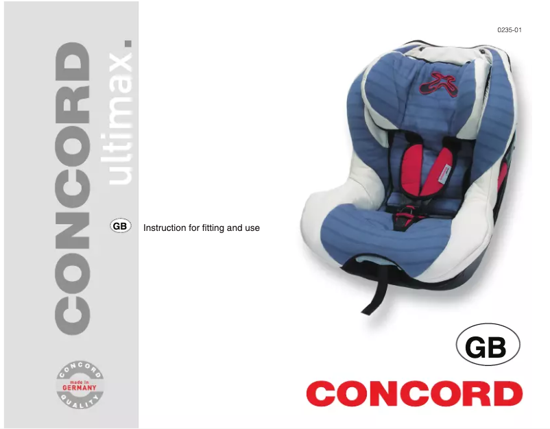 Page 1 of the manual User Manual Concord Ultimax